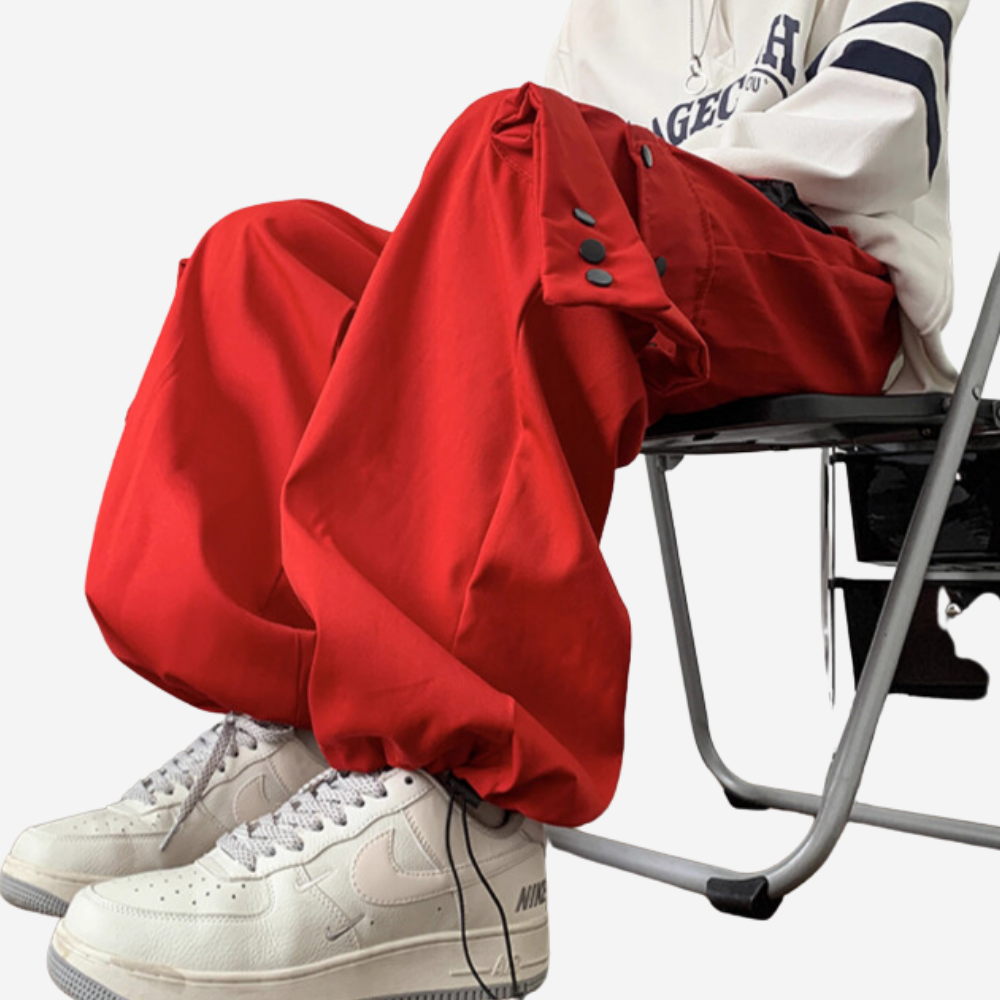 Hip Hop Pocket Couple Cargo Pants