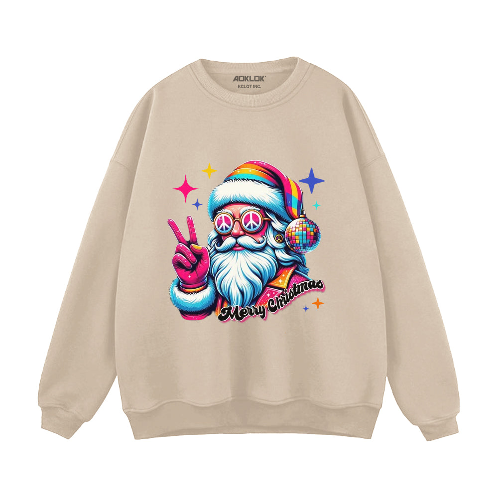Cute Disco Santa Sweatshirt
