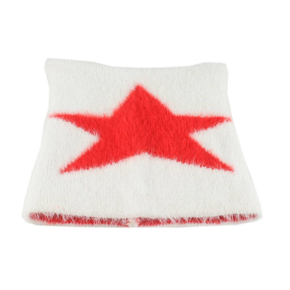 Y2k Star Jacquard Knitted Hat