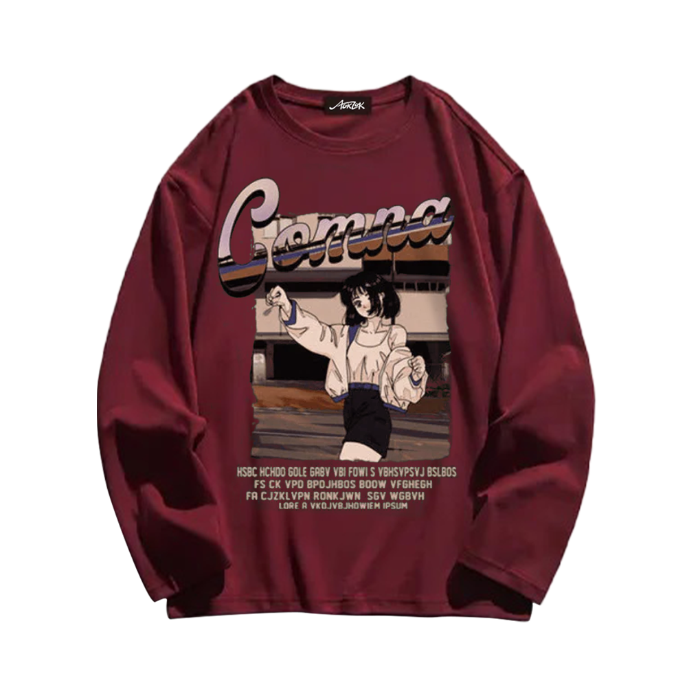 Urban ‘Japanese Girl’ Long Sleeve Shirt