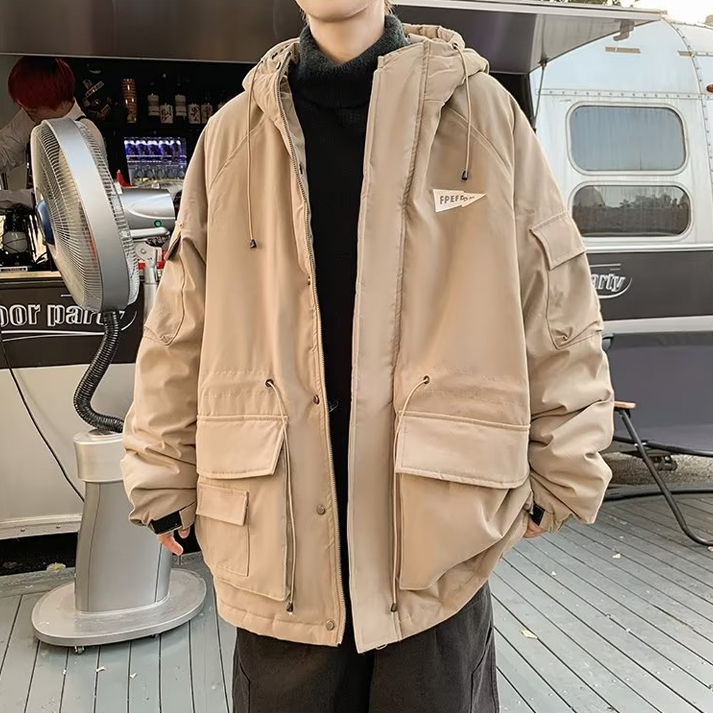 retro Japanese Thickened Workwear Style Coat