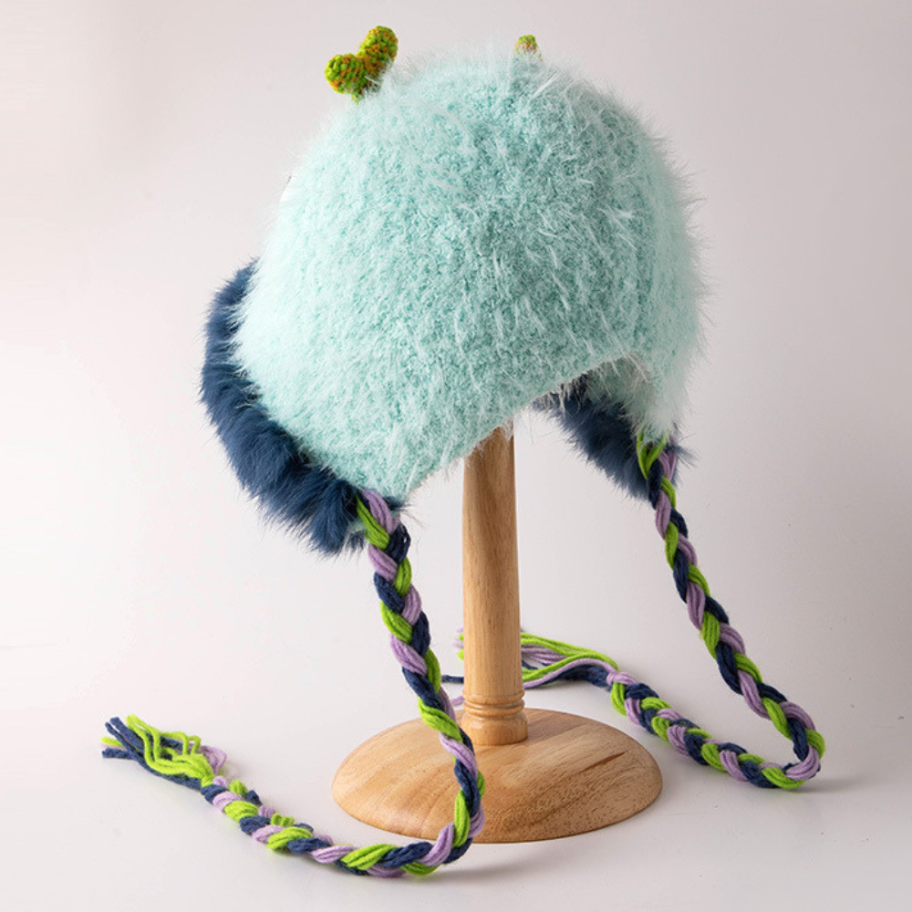 Monster Frog Men's and Women's Baotou Knitted Hat