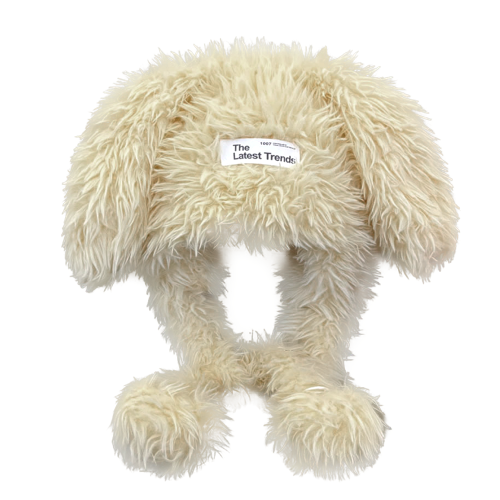 Cute Bunny Plush Thickened Warm Hat