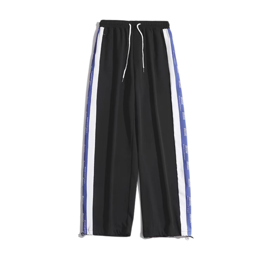 Classic Drawstring Stripe Sweatpants
