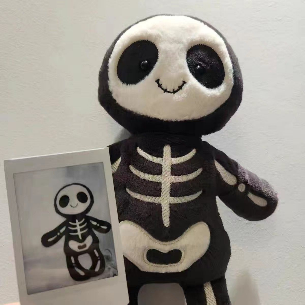 Skeleton Plush Doll