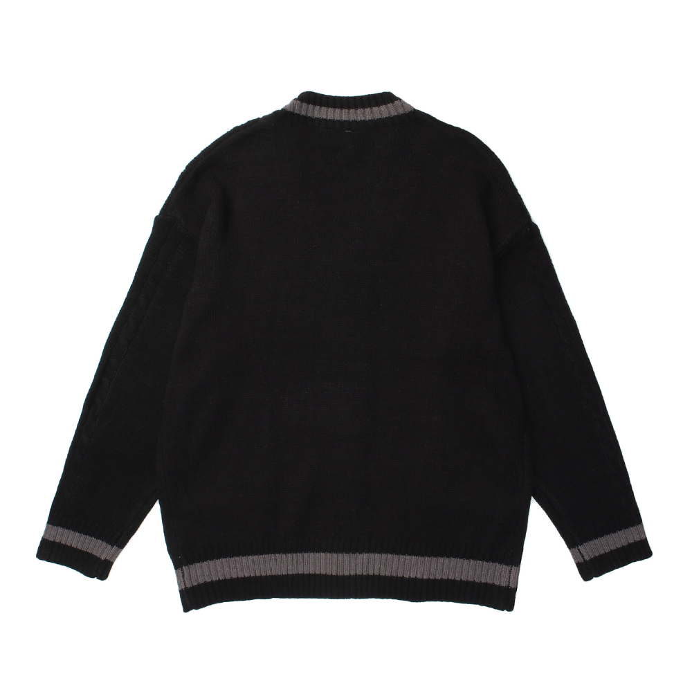 Simple Solid Color Cardigan Sweater