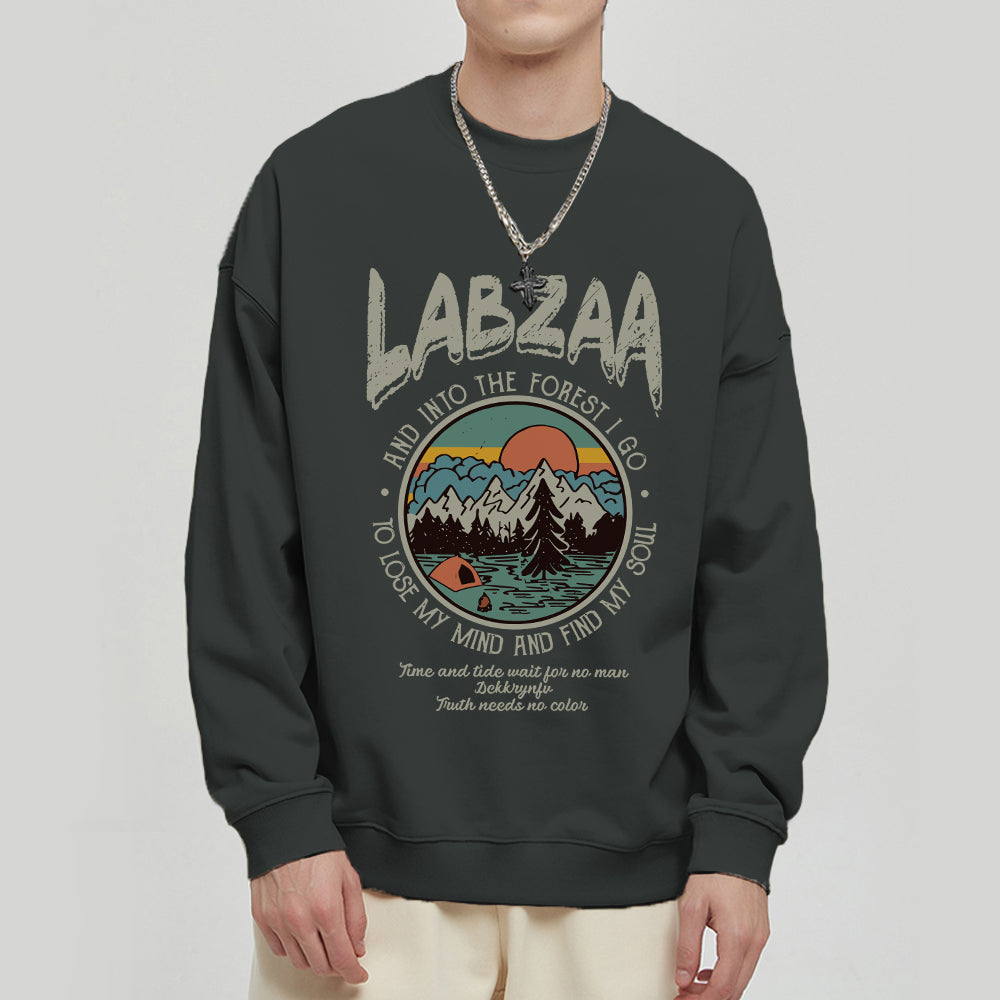 Sunrise Landscape Pattern Sweatshirt