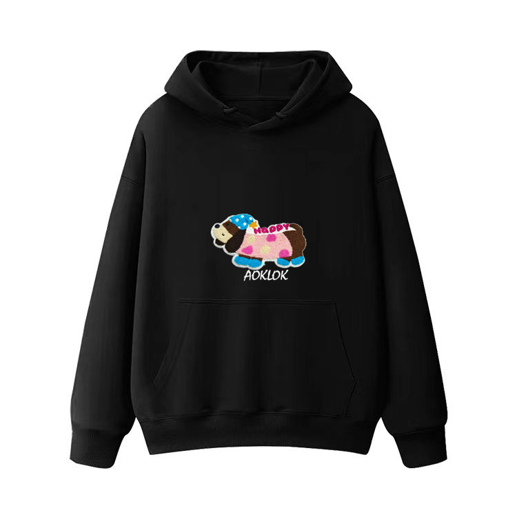 AG Embroidery Sleepwalking Dog Hoodie
