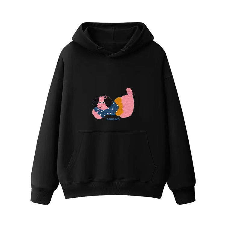 AG Embroidery Pink Ass Dog Hoodie