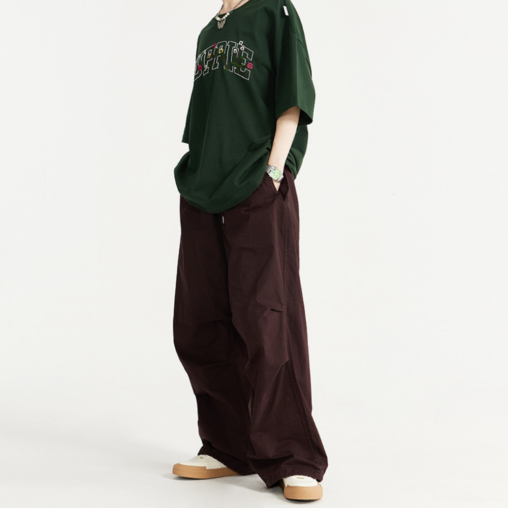 Versatile Pleated Sweatpants