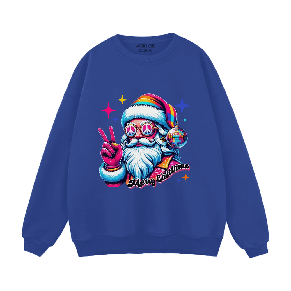 Cute Disco Santa Sweatshirt