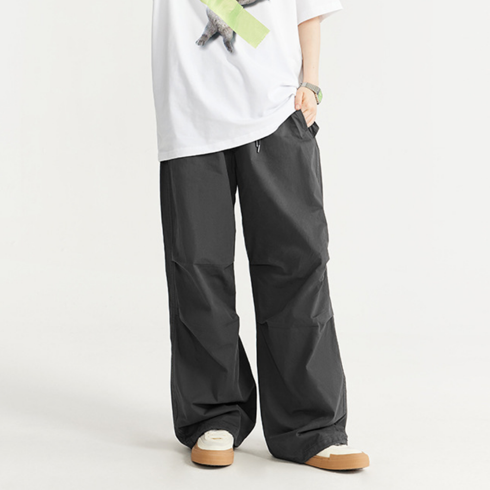 Versatile Pleated Sweatpants