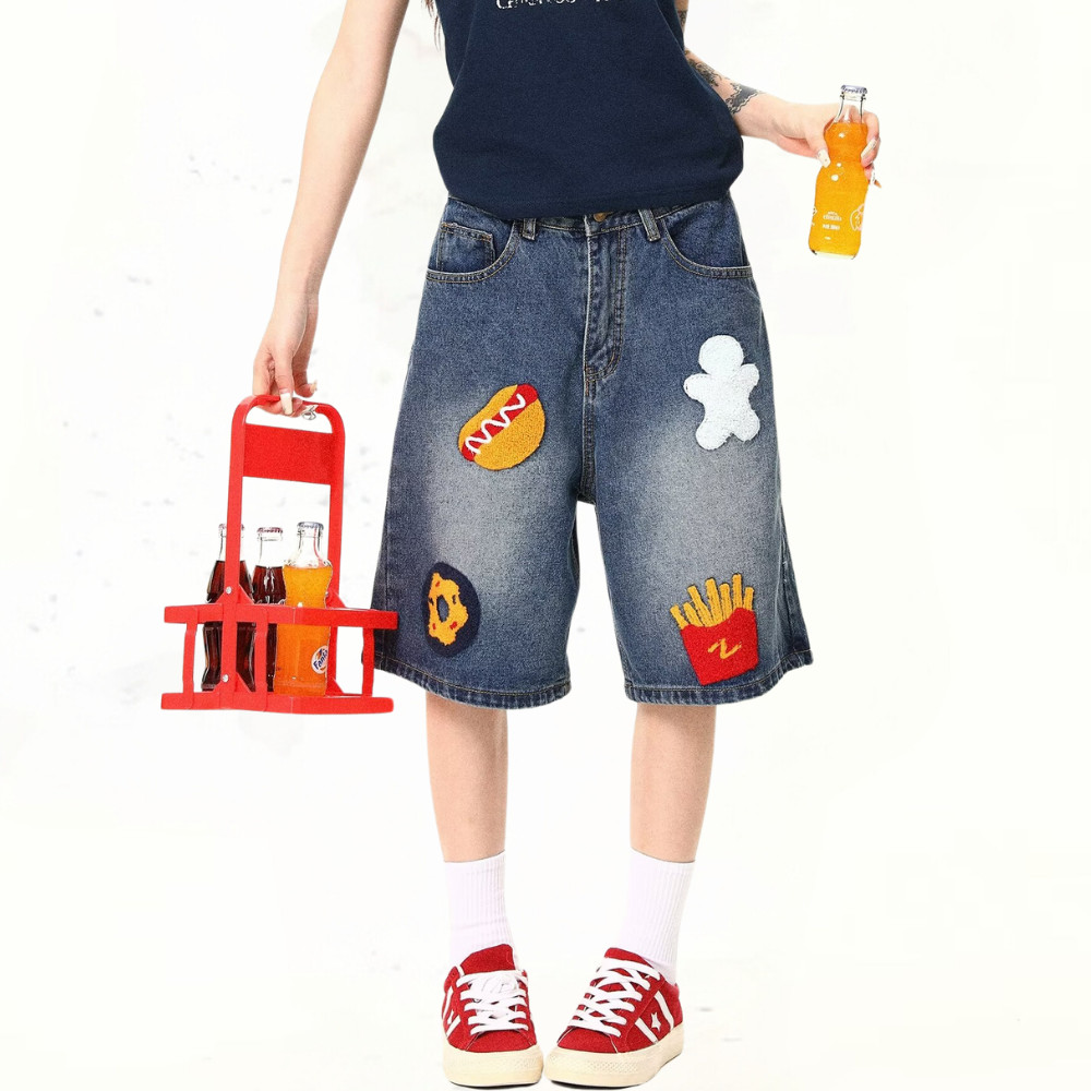 Street Burger Fries Shorts