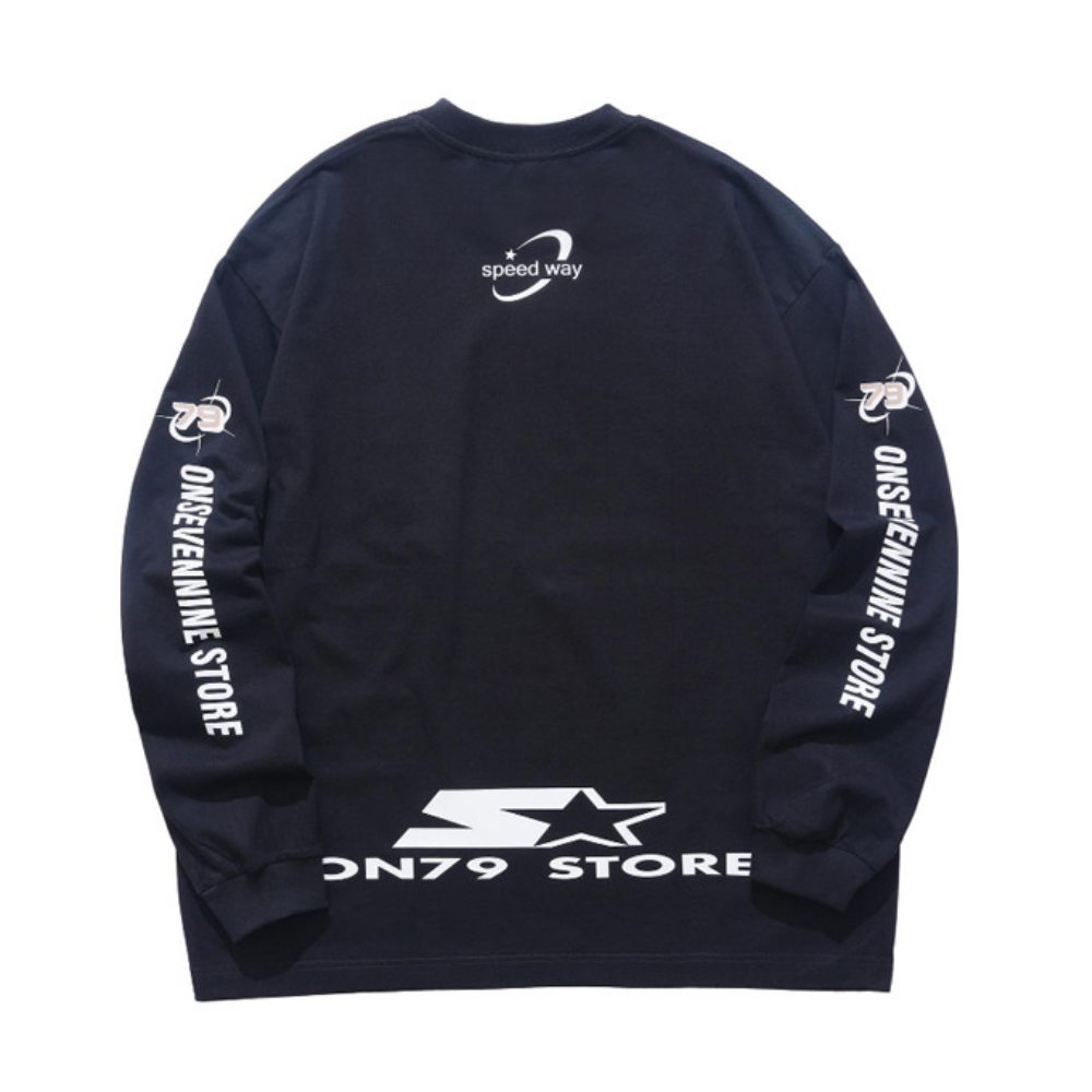 Motorcycle Letter Sweatshirt