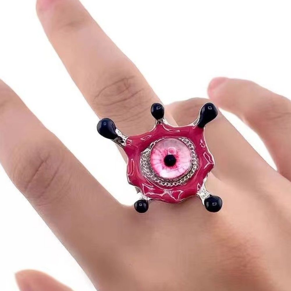Baeleye | Dark Heart Eye Enamel Ring