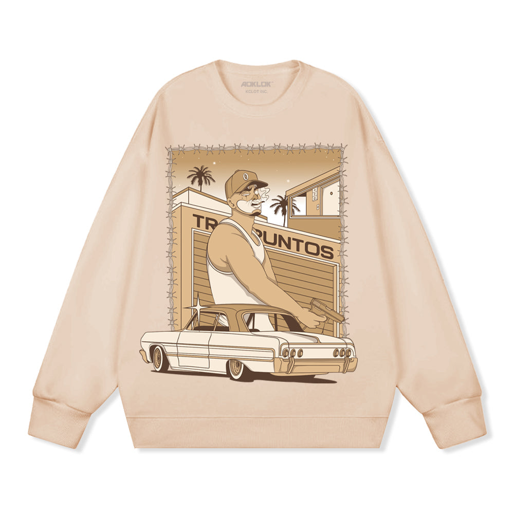 GEG | W/K High Street Co-branded American Style Sweatshirt