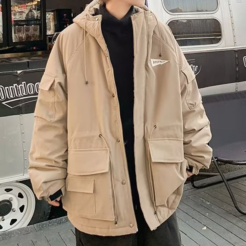 retro Japanese Thickened Workwear Style Coat