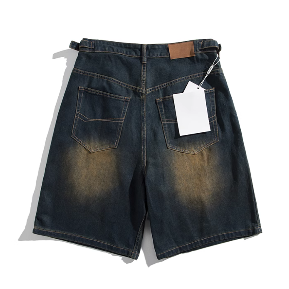 High Street Distressed Denim Shorts