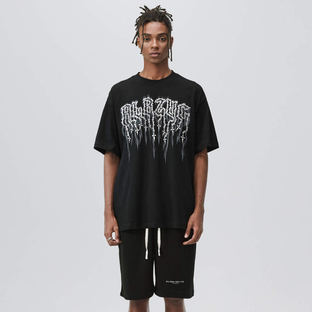 Street Letter Graphic Cotton Oversize T-Shirt