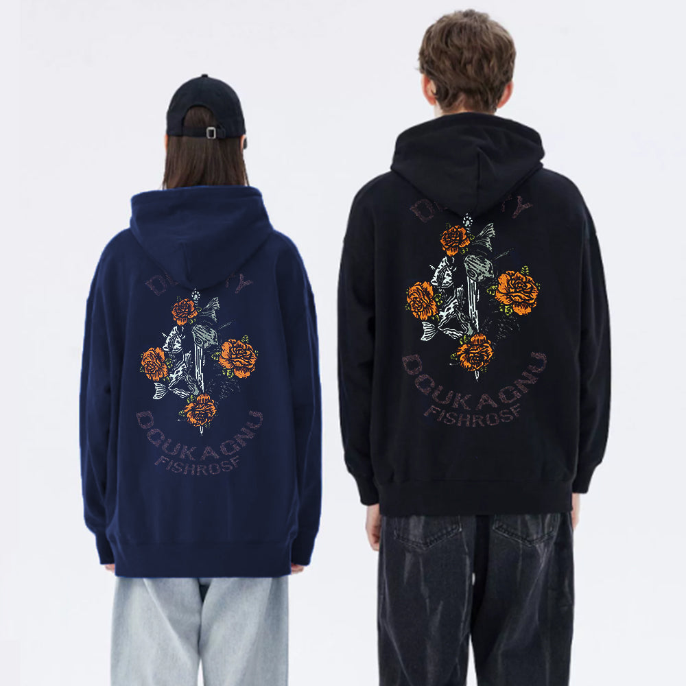 Vintage Graphic Sloppy Hoodies