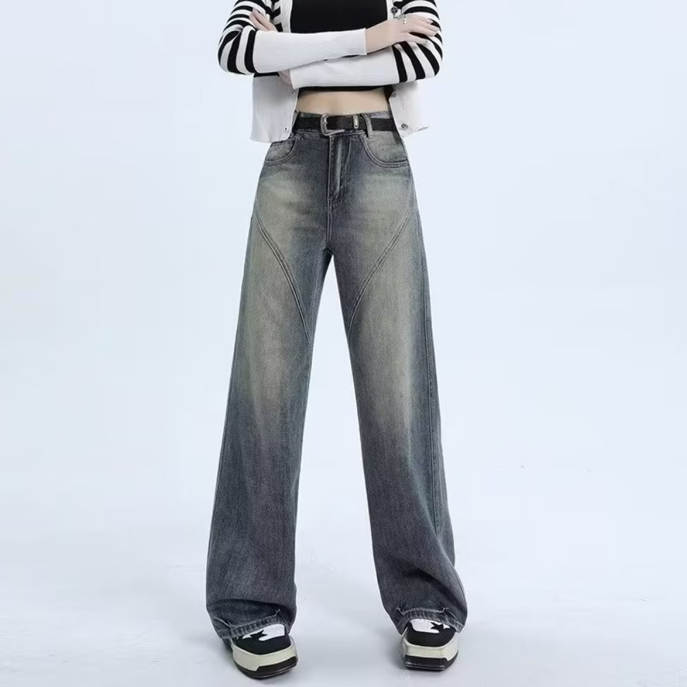 Women's Versatile Distressed Denim