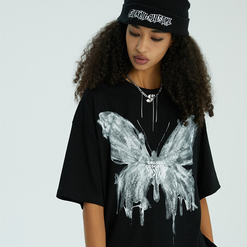 Urban High Street Butterfly Graphic T-shirt