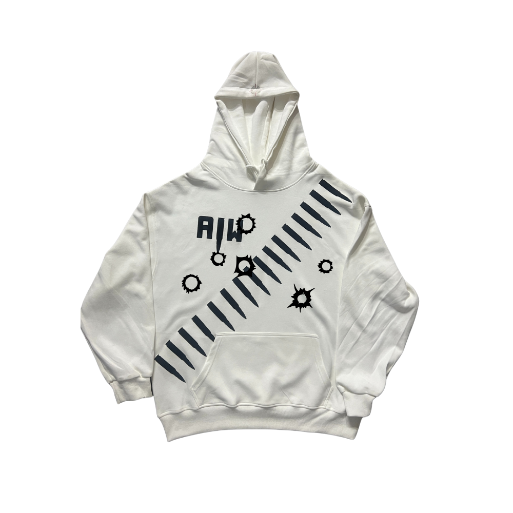 Art In War Full Puff Print Bullet Hoodie
