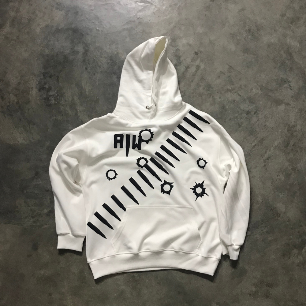 Art In War Full Puff Print Bullet Hoodie