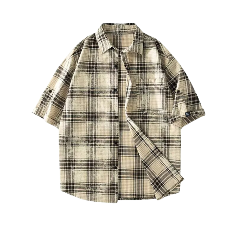 BAGGOUT Plaid Vibes Only shirt