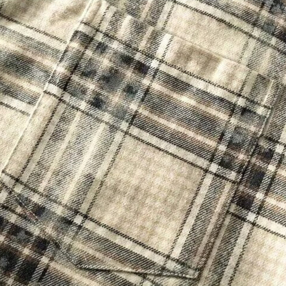 BAGGOUT Plaid Vibes Only shirt