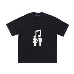 Unseen Echoes Melancholic Simple Notes T-shirt Details