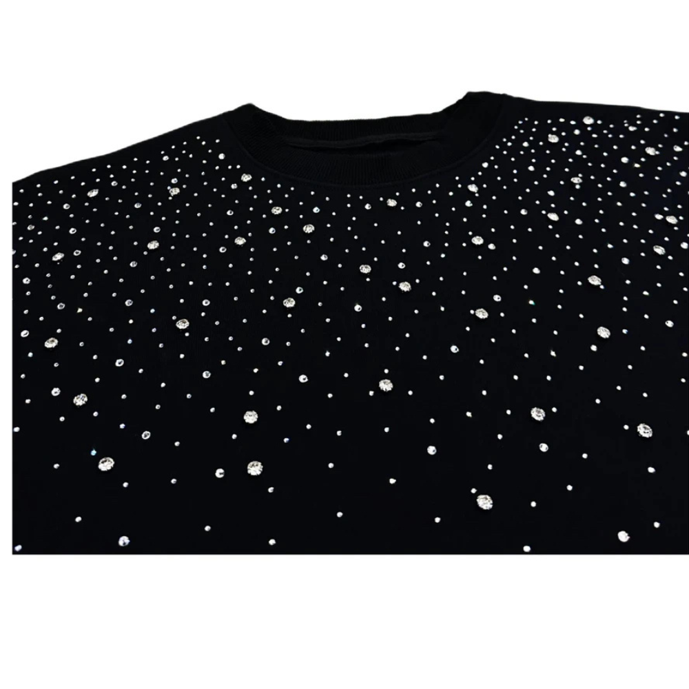 LoopStone Midnight Spark Rhinestone Sweatshirt