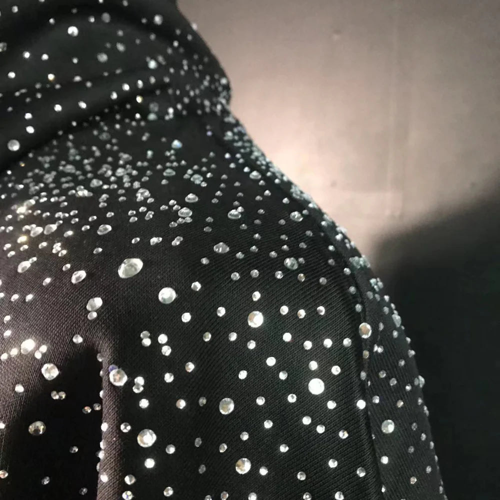 LoopStone Rhinestone All Over Zip Up