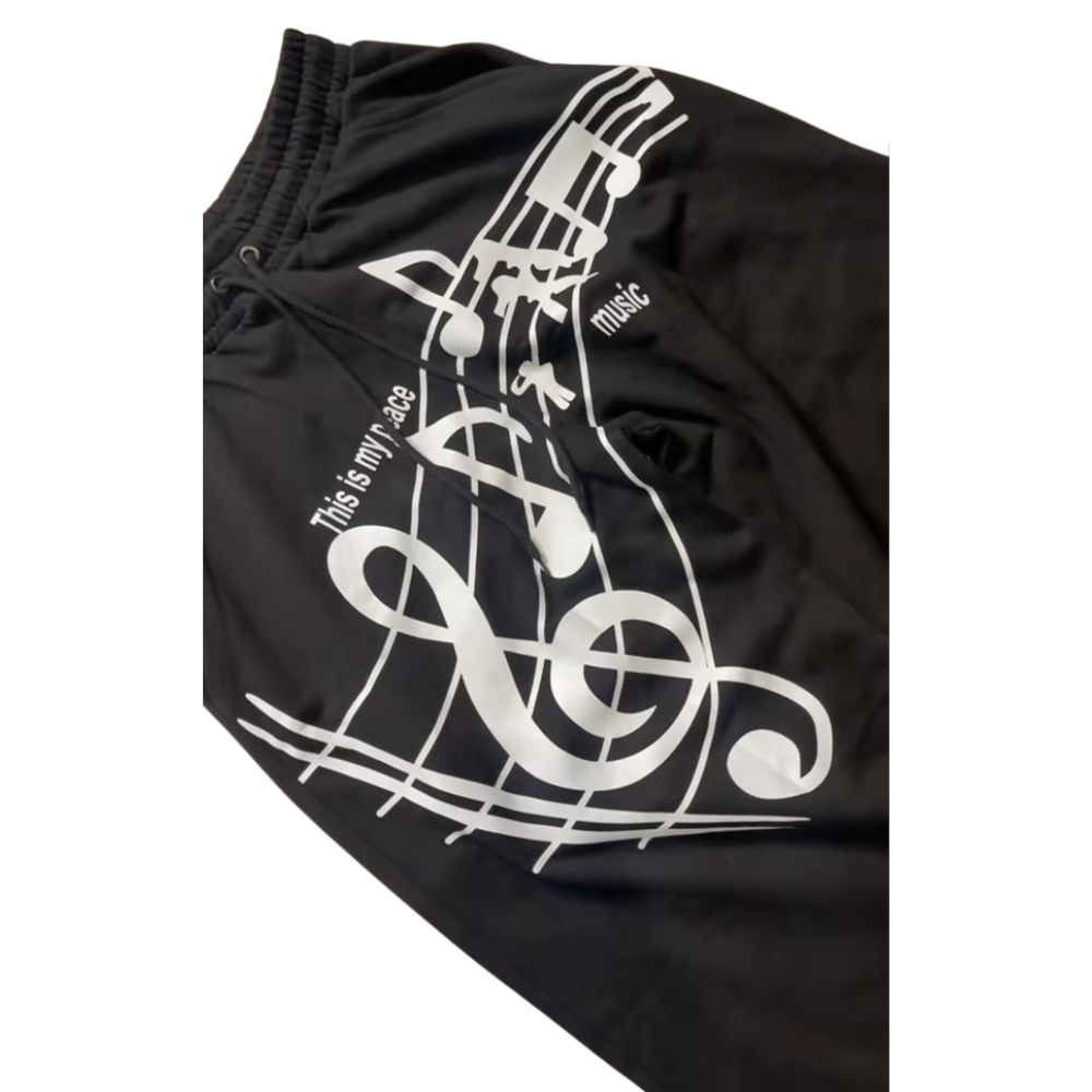 Unseen Echoes Rhythmic Flow Pants