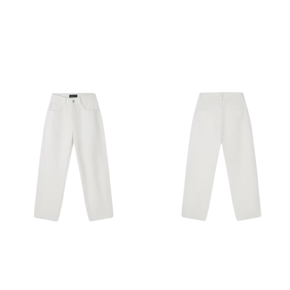 Unseen Echoes Purity in Denim: Where Clean Lines Meet Bold Intentions