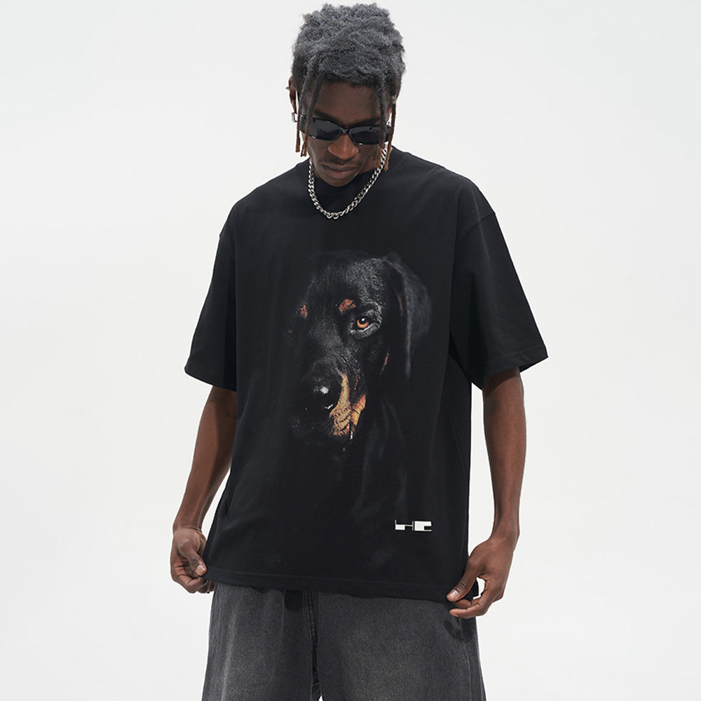 Vintage Street Dog Graphic T-Shirt