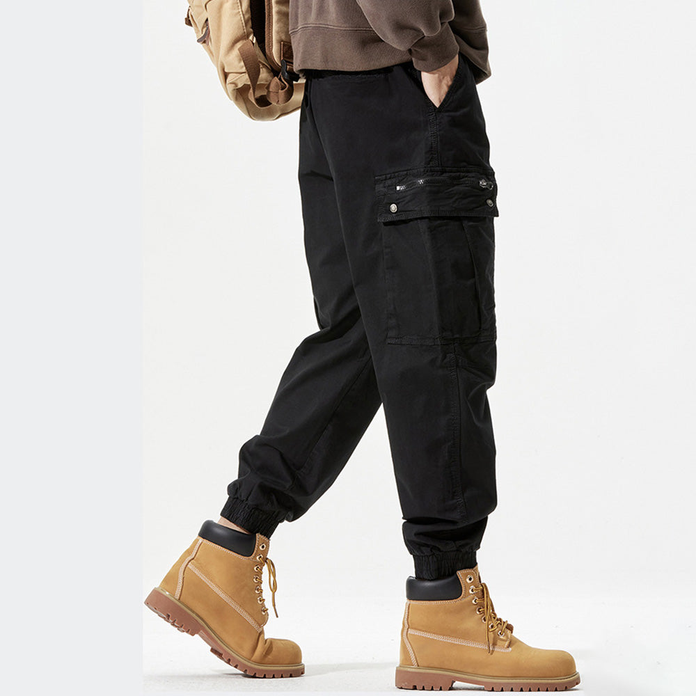 American Pocket Drawstring Cargo Pants