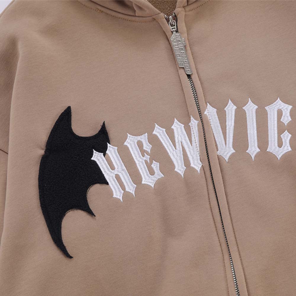 High Street Embroider Devil's Horn Hoodie