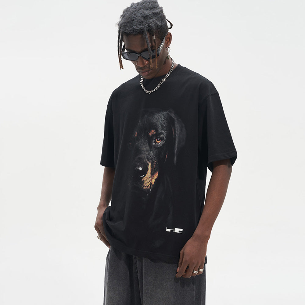 Vintage Street Dog Graphic T-Shirt