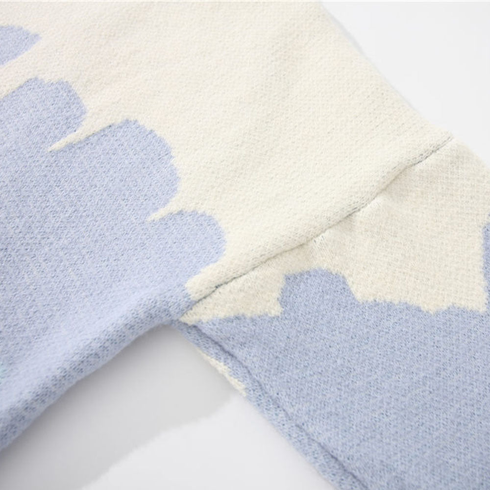 OOC' Color Match Wavy Sweater