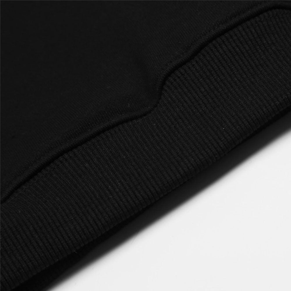 Solid Color Cross Graphic Hoodies