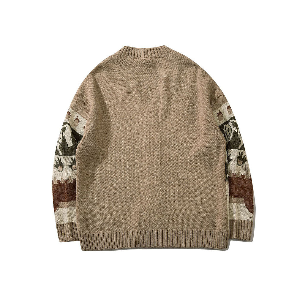 Cute Animal Knitted Casual Cardigan