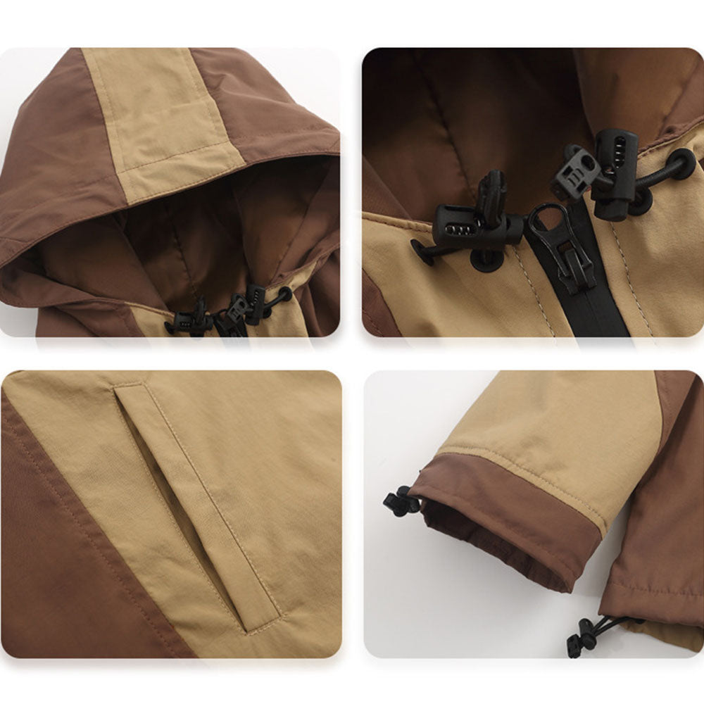 Vintage Letter Embroidery Shell Jacket