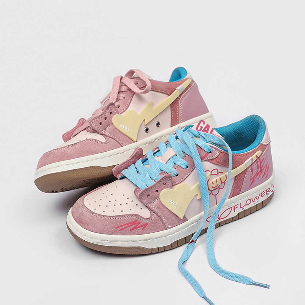 H-Block |Flower Totem Canvas Sneakers