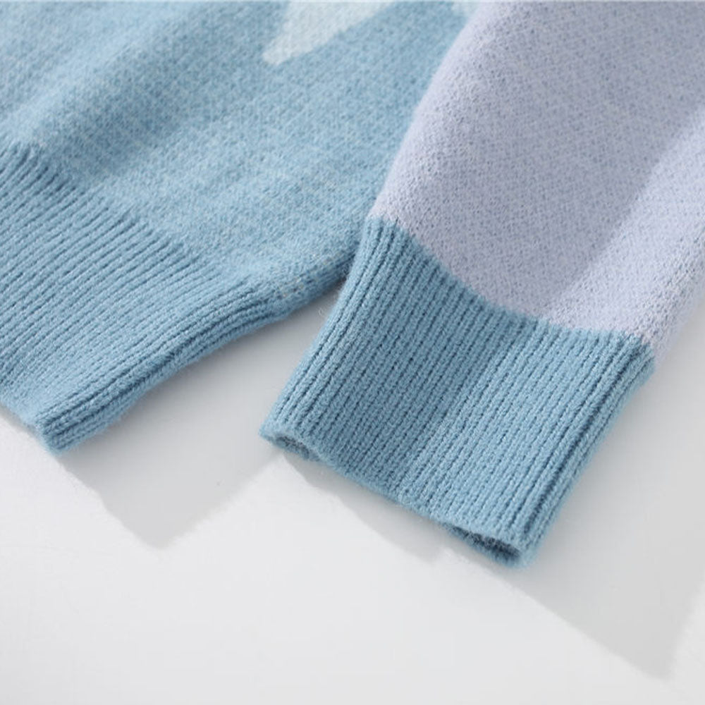 OOC' Color Match Wavy Sweater