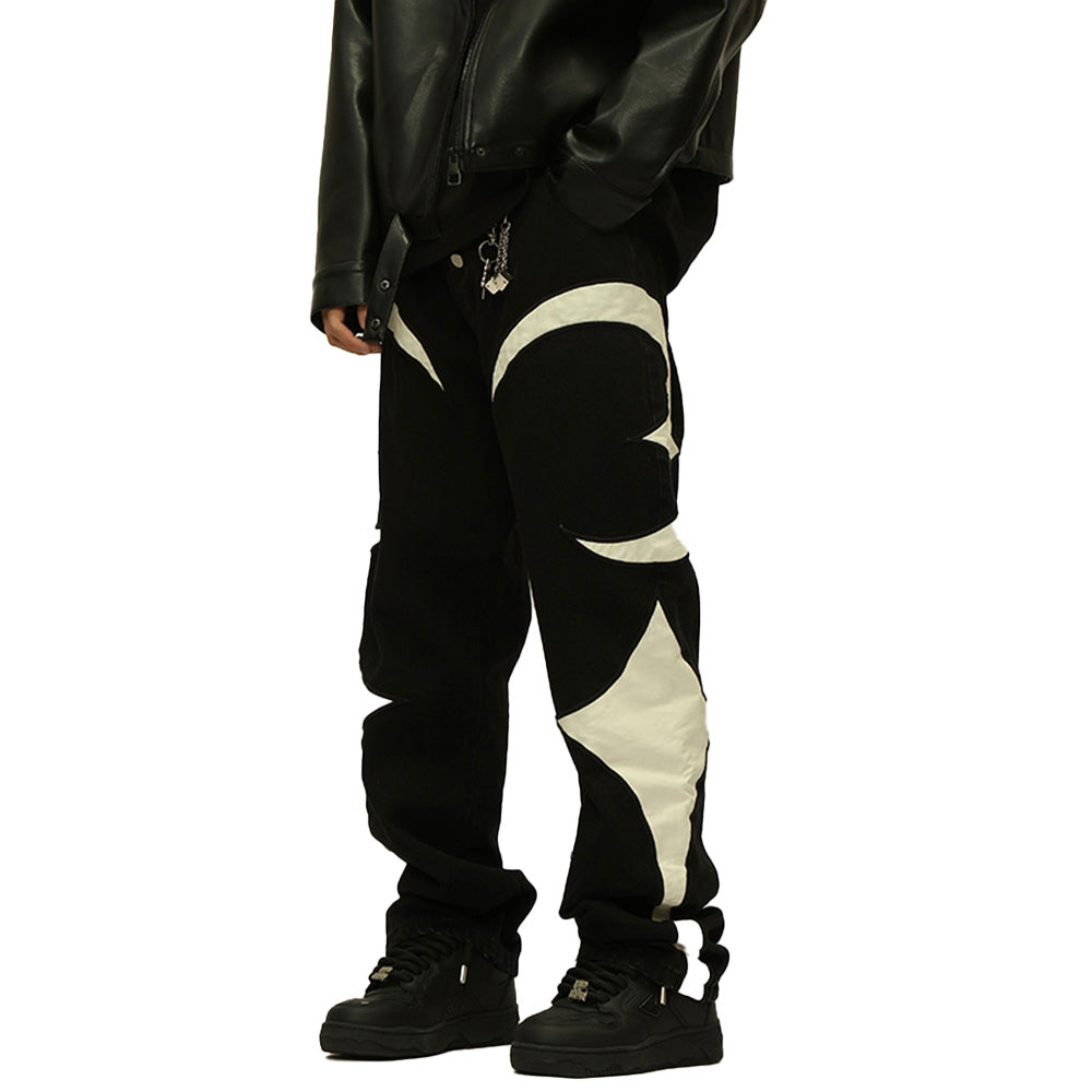 🔥American Hip Hop Street Versatile Printed Jeans