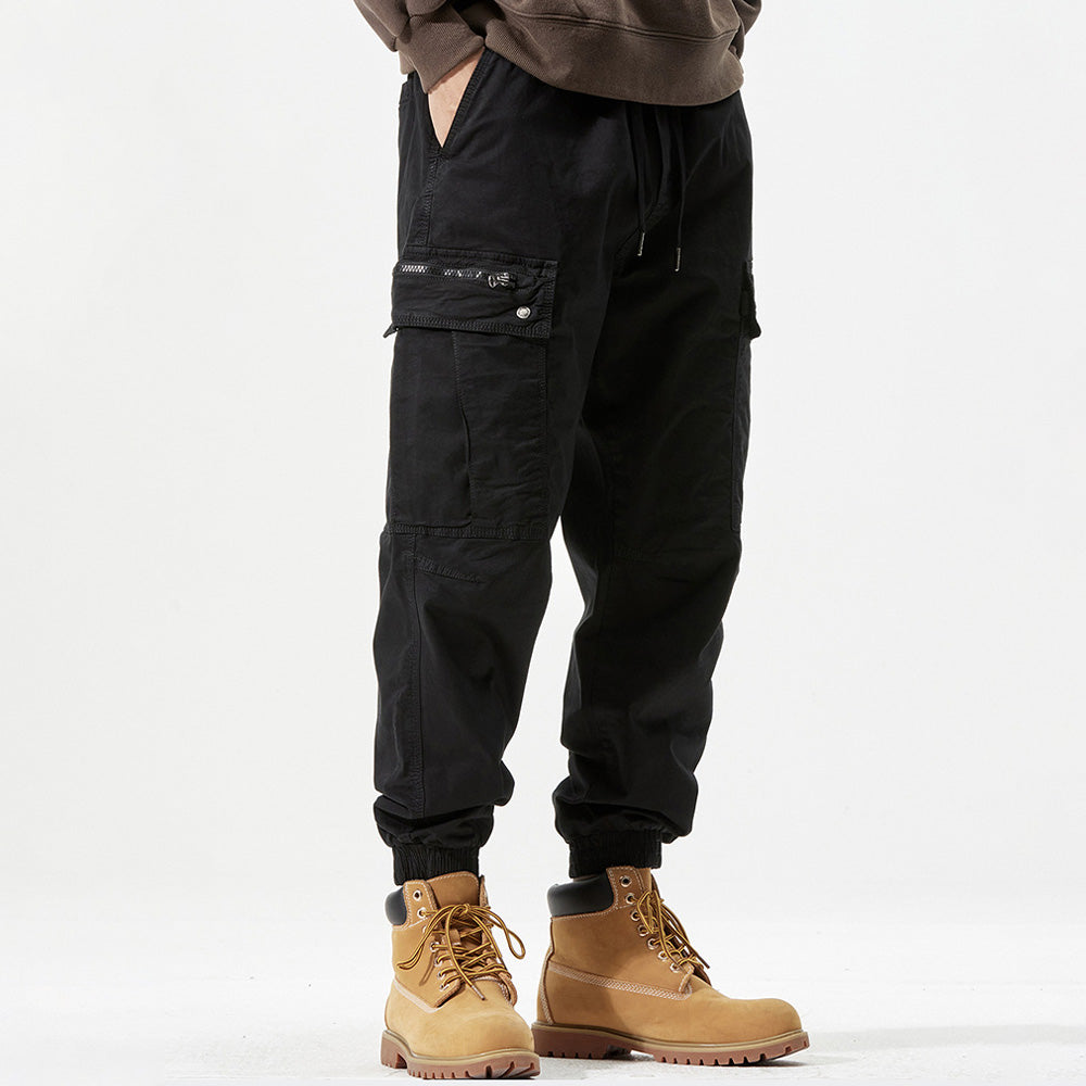 American Pocket Drawstring Cargo Pants