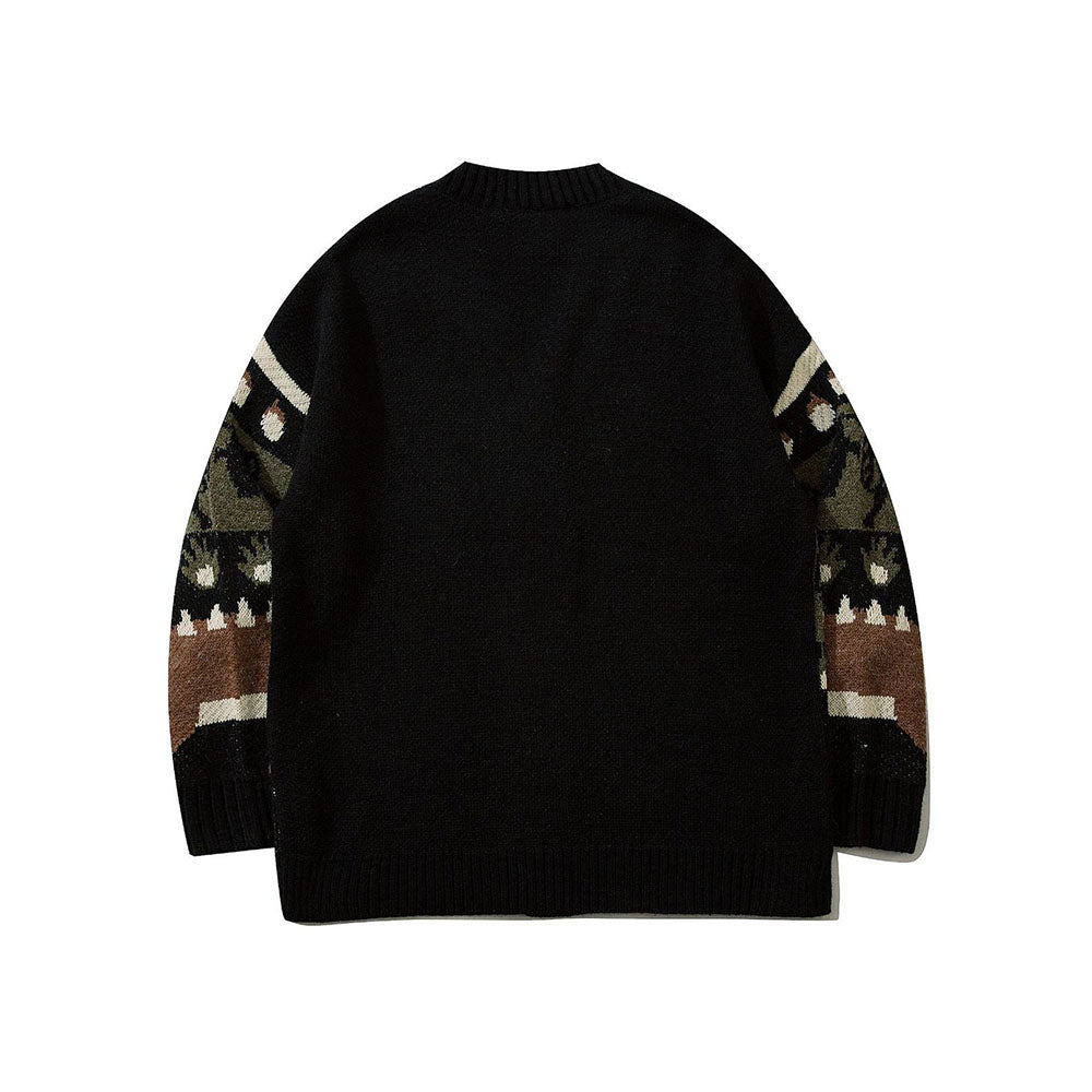 Cute Animal Knitted Casual Cardigan