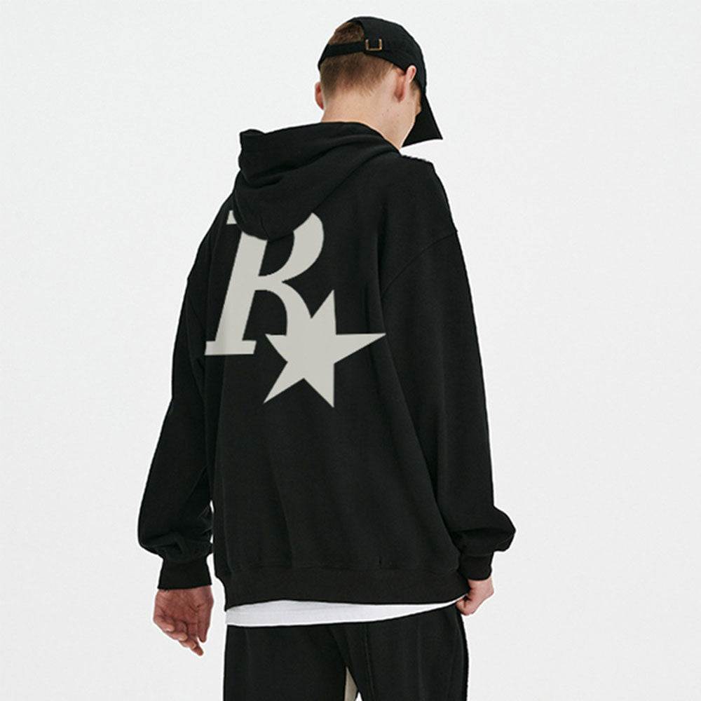 High Street R Star Letter Hoodie