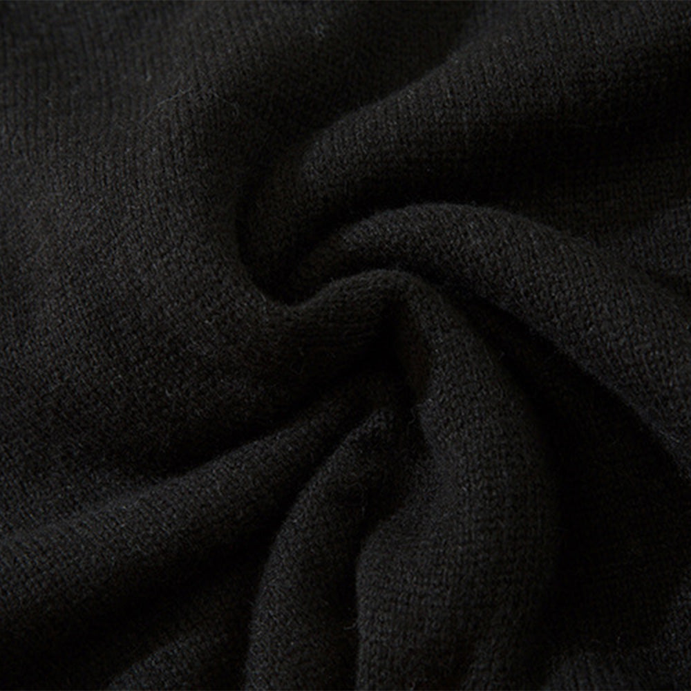 High Street Cross Hole Design Sweater